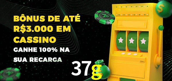 37g melhor bônus de depósito